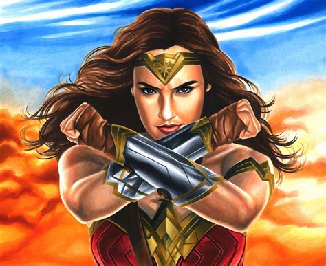 Wonder Woman is a superheroine created by the American psychologist and writer William Moulton Marston (pen name: Charles Moulton), [2] and artist Harry G. Peter in 1941 for DC Comics. Marston's wife, Elizabeth, and their life partner, Olive Byrne, [3] are credited as being his inspiration for the character's appearance. 